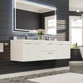 thumbnail image 5 of Eviva Axis 72 Inch Double Sink White Bathroom Vanity, 5 of 5
