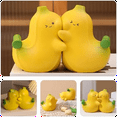 thumbnail image 2 of Sujetalibros de Resina en Forma de PláTano,1 Par de Sujetalibros Antideslizantes,Soportes Decorativos par, 2 of 6