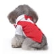 thumbnail image 2 of Jacenvly - Nuevos regalos para el Día del Padre, ropa para mascotas, traje para perro, nuevo producto, ropa para perro, camisa con doble pajarita, chaleco, camas para perros grandes, ahorros para el, 2 of 8