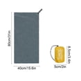 thumbnail image 3 of Absorbent Quick Dry Microfiber Sports Sweat Towel 16x31 Inch, Wavy Edge Textured Portable Fitness Workout Towel with Storage Carry Pouch for Gym Running Tennis Yoga Outdoor Exercise, Multi Colors, 3 of 7
