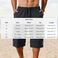 thumbnail image 3 of QATAINLAV Men's Cargo Shorts with Zip Pockets Casual Adjustable Drawstring Hiking Shorts Loose Knee Length Beach Sport Shorts Gray XL, 3 of 5
