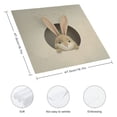 thumbnail image 3 of WYYP Rabbit Hole Polyester Dinner Napkin for Dining Table Kitchen Daily Party Housewarming Farmhouse Decor Gift 2 PCS, 3 of 7
