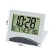 thumbnail image 3 of Reloj Despertador para Dormitorio,Niños Estudiante Pequeño Lcd Display Digital Reloj Despertador,Delgado Viaje Reloj Junto a la Cama Regalo Multifunción,Reloj Portátil de Plástico de Plata 7.2x6.3x1.4, 3 of 8