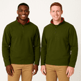 thumbnail image 4 of Men’s Polar Fleece Thermal Quarter Zip Pullover in 6 Colors, 4 of 9
