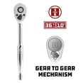 thumbnail image 2 of Powerbuilt 3/8 Inch Drive 36 Teeth Quick-Release Ratchet - 641520, 2 of 5
