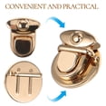 thumbnail image 3 of BEADCEST 6pcs Push Lock Bag Bag Decorative Push Locks Metal Classic Design for Wooden Box, 3 of 8