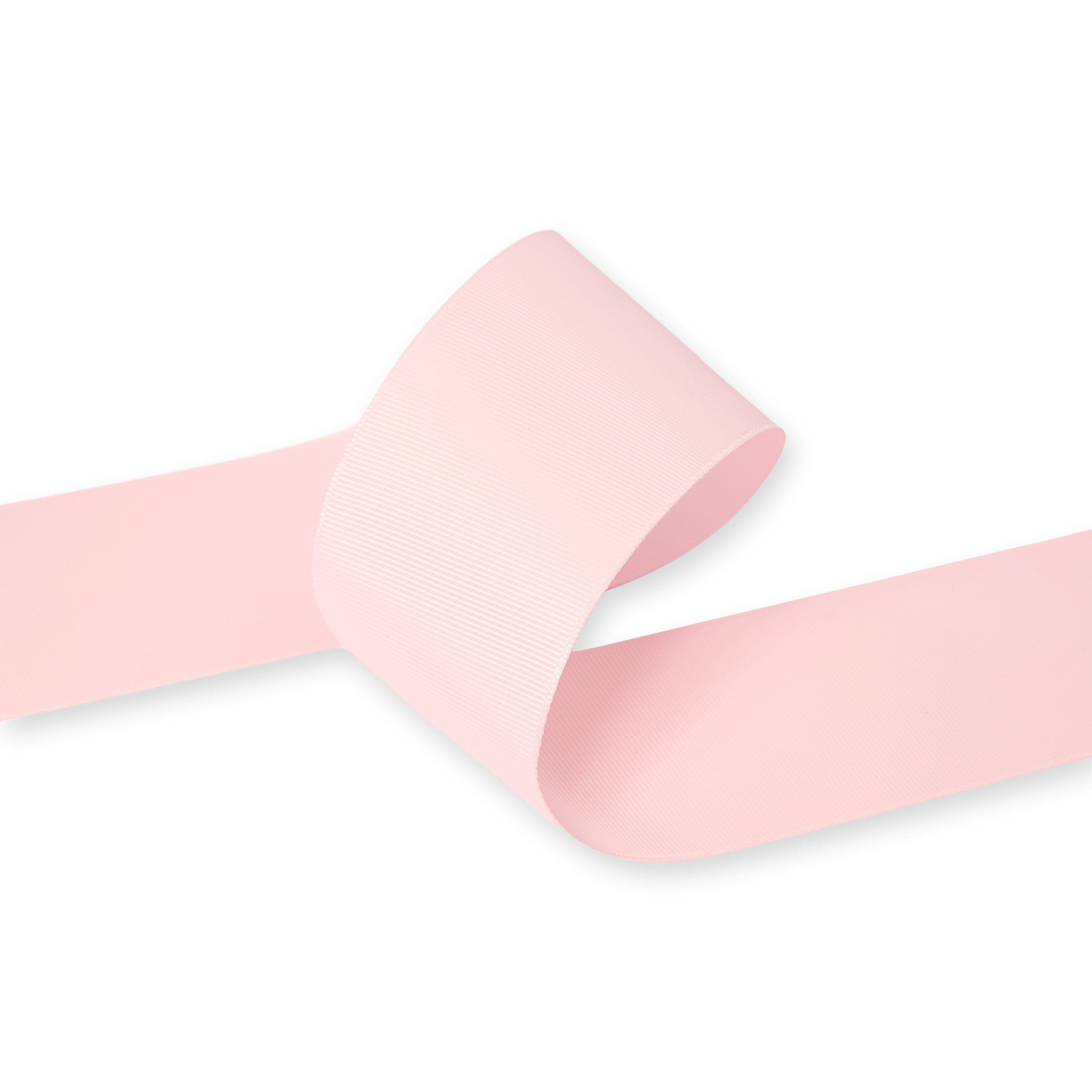 Keedil® Grosgrain Taffeta Polyester Ribbon For Gift Wrapping, Bows, Sewing, Crafting, Hair Accessories, & Décor (2.25") - Baby Pink (25 Yards)