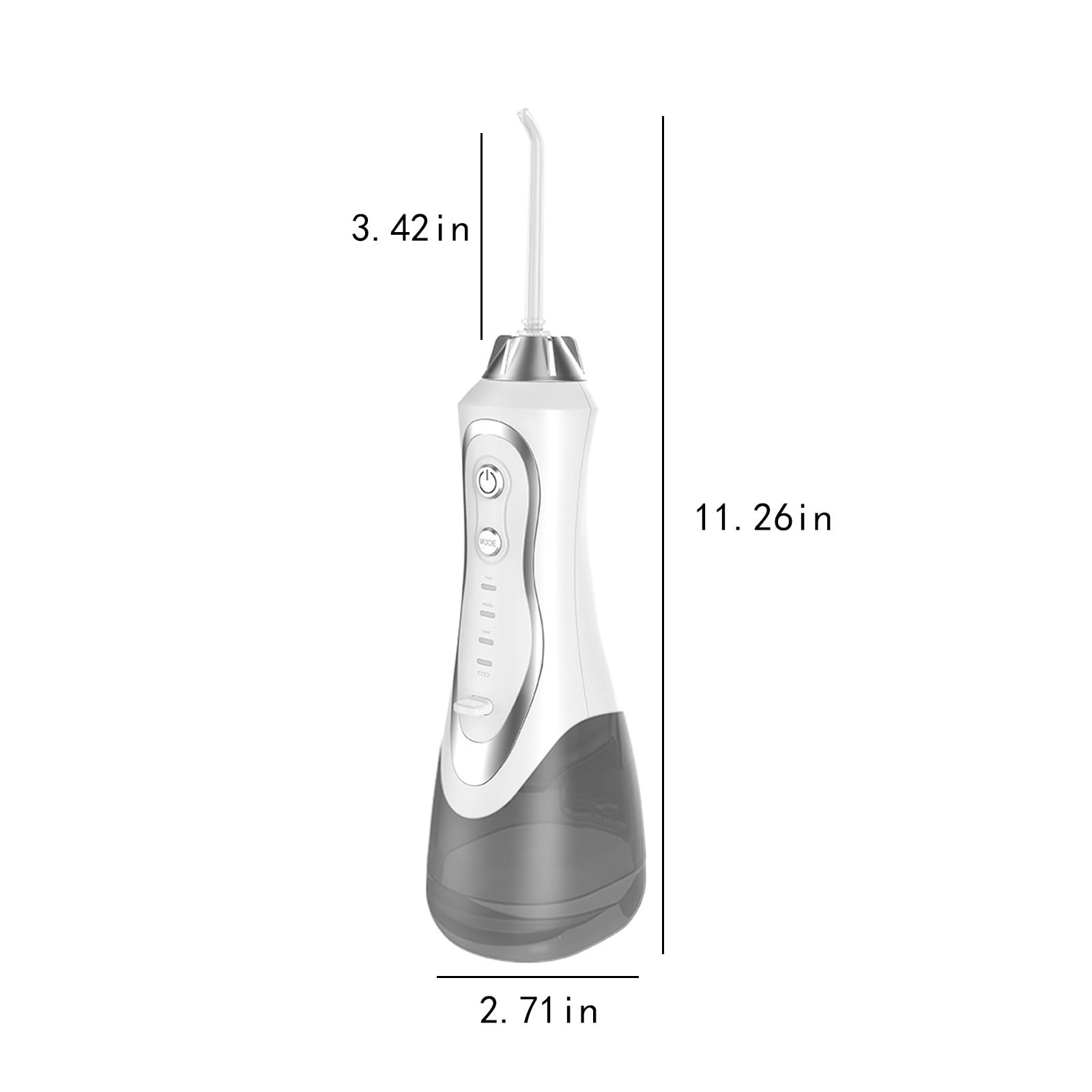 Dengmore Water Dental Flosser Cordless for Teeth Electric Tooth Irrigator With 4 Nozzles Portable and Rechargeable IPX7 Waterproof Strong Battery Life Water Toothbrush Pick