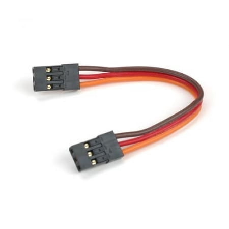 HobbyFlip 10CM Male to Male Servo Lead (JR) 26AWG Wire Cable Connector Compatible with Walkera QR X350 PRO FPV