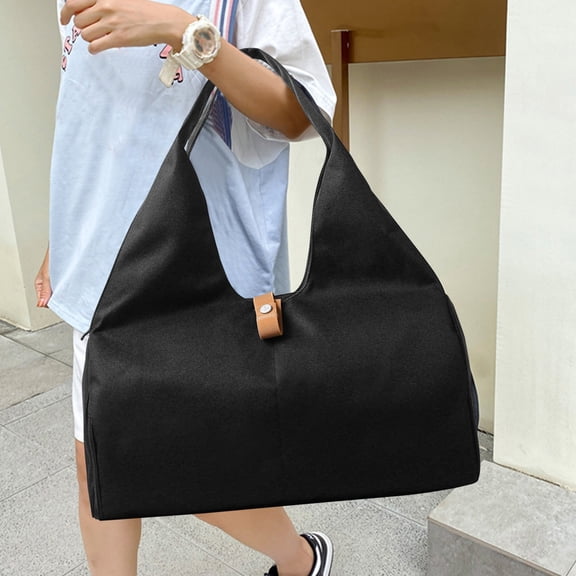 Large Capacity Gym Bag with Separate Shoe Compartment and Yoga Mat Holder for Sports, Travel, and Weekend Trips