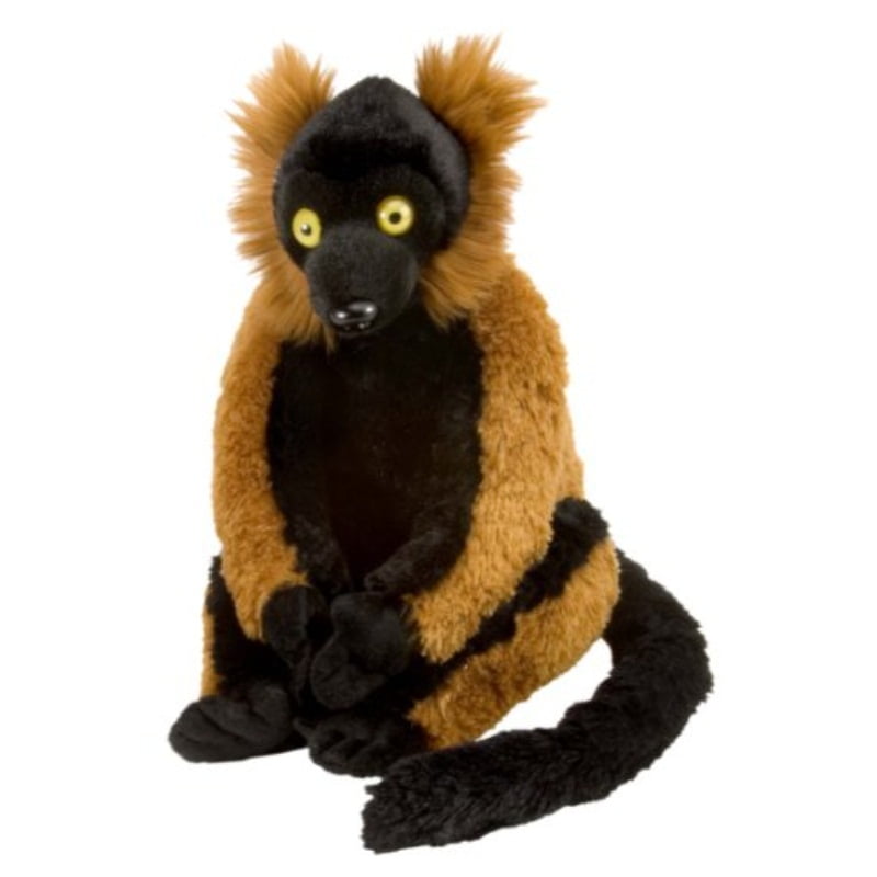 Wild Republic Red Ruffed Lemur Plush, Stuffed Animal, Plush Toy, Gifts