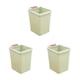 thumbnail image 3 of Billuyoard Bote de basura sin tapa conveniente y elegante de PP con anillo de presión para cocina Bote de basura de cocina para el hogar verde Type1 NO1, 3 of 6