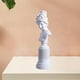 thumbnail image 5 of Estatuilla de escultura de mujer de señora coleccionable, decoración de hogar, exhibición de estantería, ornamentos de estatuilla de resina blanco Colco Tablero de la estatuilla de las muchachas, 5 of 8