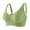 Green, variant on successthop Seamless Bras for Women Wireless Padded Plus Size Comfortable Push Up Adjustable Straps Solid Lift Bralette