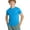 Blue, variant on Boys Athletic Shirts Kids Quick Dry Moisture Wicking Tee Tops Short Sleeve Active Performance T-Shirts 3-14 Years