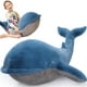 thumbnail image 1 of Peluche MaoGolan de 110 cm con forma de ballena grande y suave, 1 of 5