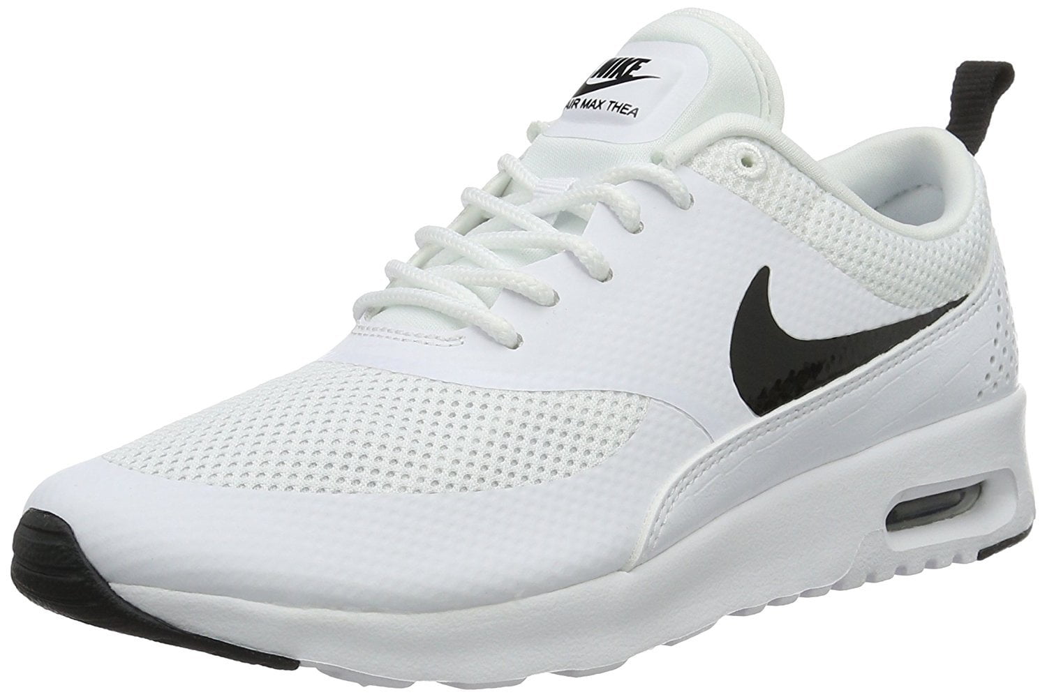 Nike - nike air max thea white/black women's running shoes ...