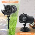 thumbnail image 4 of Halloween Projector Lights 2 in 1 Holiday Decorations Outdoor Indoor 26 HD Effects Ocean Wave LED Projector IP65 Waterproof and Remote Control Timer Gift for Christmas Birthday Themed Par, 4 of 6