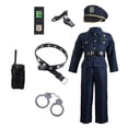 thumbnail image 1 of Police Déguisement pour Enfants, Ensemble de Jeu de Rôle pour 3 - 10 Ans - Bleu Marine, 1 of 5