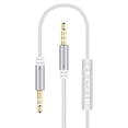 thumbnail image 2 of Tachiuwa AUX Cable Stereo Sound Headset Splitter Connector Compatible Mic for Phone Gray, 2 of 9