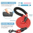 thumbnail image 2 of Reflective Dog Leash 5FT Heavy Duty - Comfortable Padded Handle - Reflective Dog Leash for Medium Large Dogs with Collapsible Pet Bowl, 2 of 6