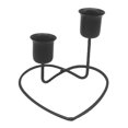thumbnail image 3 of Candelabro cónico Perfecl para decoración del hogar candelabro decorativo romántico para boda hierro negro, 3 of 8