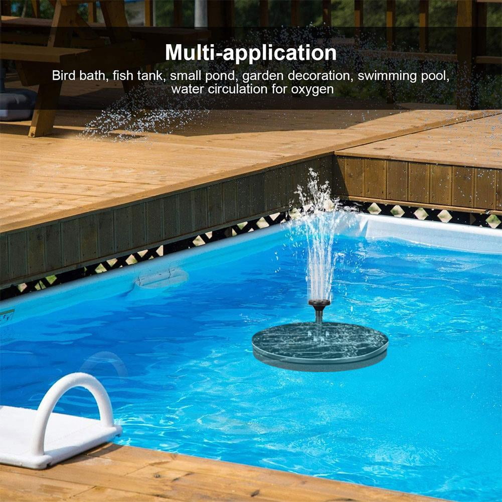 solar led pool fountain