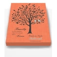 thumbnail image 3 of MuralMax Personalized Inspirational Canvas Tree Art Verse - Family is What Happens When Two People Fall in Love - Wall Decor Gifts For Milestones Occasions - Color - Butterfly Peach - Size 24x30, 3 of 6