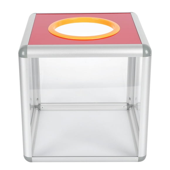 Weiweiguan 1Pc Transparent Annual Meeting Lottery Box Prank Simple Draw Box