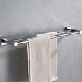 thumbnail image 4 of Rack Towel Rack Stainless Steel Towel Rack Bathroom Towel Rack Double Bar Wall Mounted Towel Rack, 4 of 4