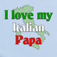 thumbnail image 2 of CafePress - I Love My Italian Papa Infant Creeper - Baby Light Bodysuit, Size Newborn - 24 Months, 2 of 4