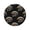 Bird Faces On The Black Background, variant on Round Premium Polyester Tablecloth Round Table Cloth Cover For Kitchen And Dining Room Hand-drawn Ink Zebra Pattern