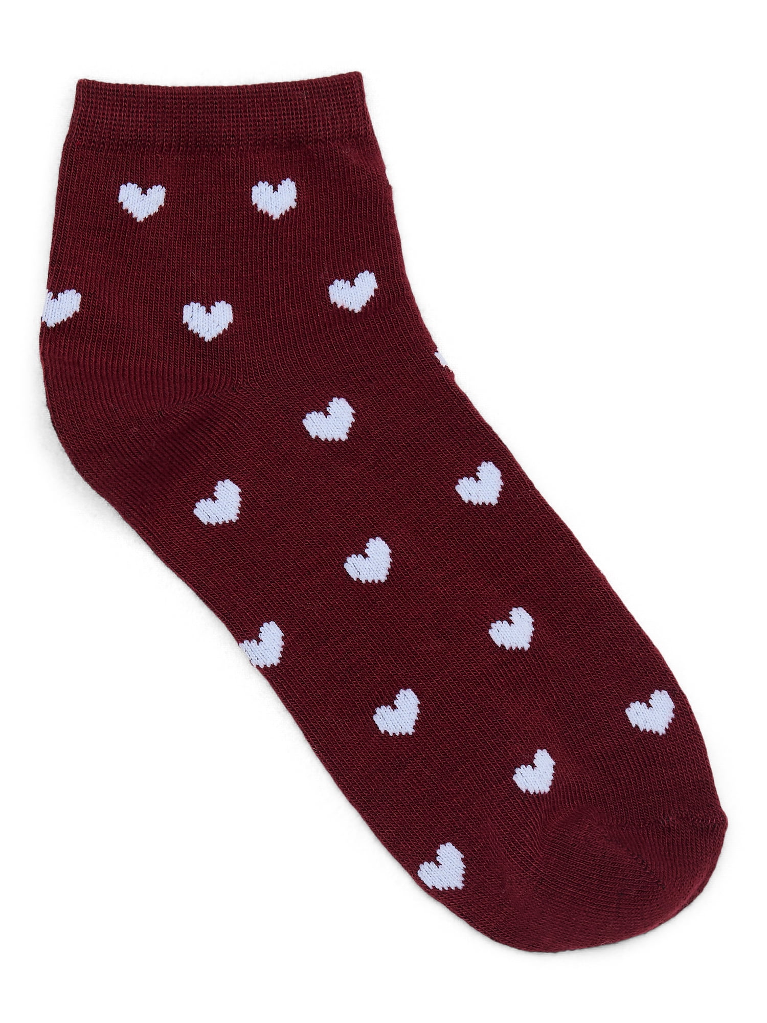 No Boundaries Ankle Socks, 3-Pack, Women's, Size 4-10