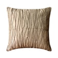 thumbnail image 4 of The HomeCentric Throw Pillow Covers, Pack of 2, 22x22 inch (55x55 cm) Pillow Case, Beige Decorative Pillow Cover, Jute Cord Throw Pillow Cover, Art Silk Square Throw Pillow Cover, - Jute Cords, 4 of 9