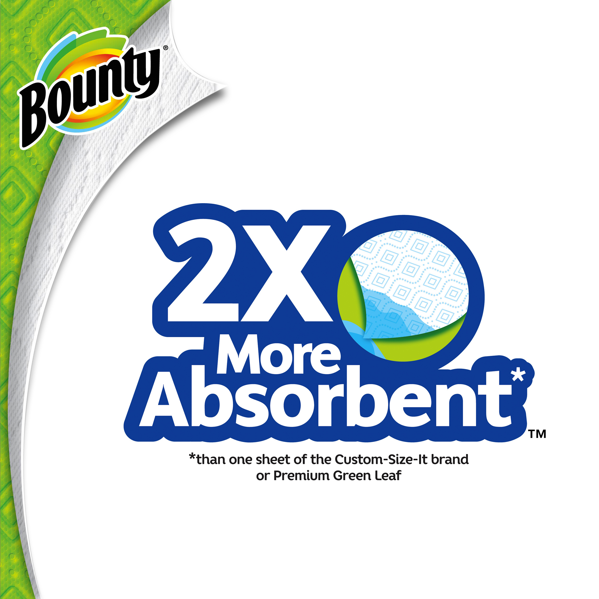 Bounty Select-a-Size Big Roll Paper Towels, 84 sheets, 12 rolls - image 2 of 9