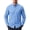 SkyBlue, variant on GENTS BLISS Long Sleeve Mens Dress Shirts Casual Solid Shirts for Men Regular Oxford Tops with Pocket
