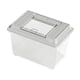 thumbnail image 5 of Tanque de baño para tortugas Estuche pequeño de transporte Caja de cría para anfibios Caja de alimentación de alimentos para tanques Caja para ranas gris, 5 of 8