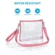 thumbnail image 3 of Bagenius Clear Purse Bolsa transparente aprobada por el estadio con correas extraíbles para el trabajo, eventos deportivos y conciertos, 3 of 5