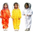 thumbnail image 5 of Vêtements D'apiculture, Blanc Vêtements d'apiculture protecteurs pour Enfants - Coton À Manches Longues, Protection De l'enfant Taille M 1,2 mètre hauteur recommandée 80-130cm esquí esquí Gafas de esquí, 5 of 5