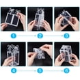 thumbnail image 3 of Foldable Transparent PVC boxes for Craft Candy Packaging Wedding Party Favor Gift boxes Rectangle with Bowknot Pattern Clear 120x70x70mm, 3 of 8