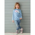 thumbnail image 2 of More Candy, Cute Unicorn Long Sleeve Toddler -Image by Shutterstock,  5 Toddler, 2 of 4