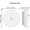 A, variant on Water Leak Sensor, Water Detector,Smart Home Alarm,Wireless Water Leak Detection