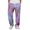 Red, variant on Iaqnaocc Mens Pants Loose Casual Wide Leg Adjustable Drawstring Waist Lightweight Breathable Deep Pockets Tie Dye Urban Pants Pink L