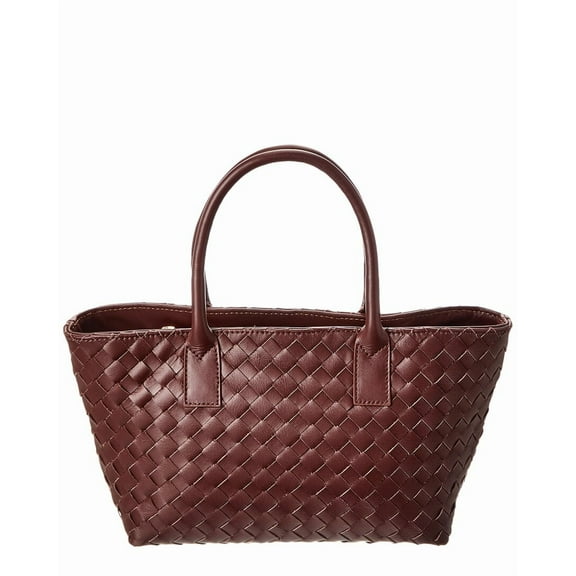 Isabella Rossetti Anya Hand-Woven Leather Satchel, Brown