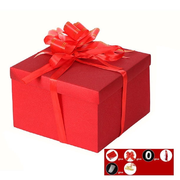 Ruifaya Caja de regalo sorpresa con explosión Caja sorpresa Caja de regalo sorpresa y caja explosiva hecha a mano, regalo misterioso para regalo
