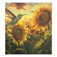 thumbnail image 6 of Hummingbird Sunflowers Dishwasher Magnetic Refrigerator Magnet Cover Kitchen Art Panel Decal Sticker Home Decorative 23"x26", 6 of 6