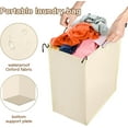 thumbnail image 5 of Petoto 3 Bag Laundry Sorter Rolling Cart with Hanging Bar and Ironing Board Top, Heavy-Duty Laundry Hamper, 5 of 10