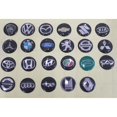 thumbnail image 2 of 1pcs 14 Mm Llave De Coche Insignia Logotipo Para Plegable flip Remota Cristal KD/VVDI carcontrol Etiqueta De Gota Pegamento Clave De La shell Pegatina Para NISSAN HYUNDAI FORD honda Toyota VW, 2 of 3