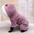 thumbnail image 1 of Collar de lana Ropa de cuatro patas para mascotas Abrigo de lana para perros y gatos Ropa de invierno (Rosa XL) Ndcxsfigh Para estrenar, 1 of 6