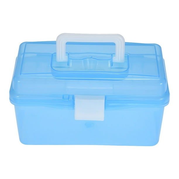 Caja de almacenamiento de plástico transparente Acuarela Caja de usos múltiples de pintura Carevas Estuche de almacenamiento